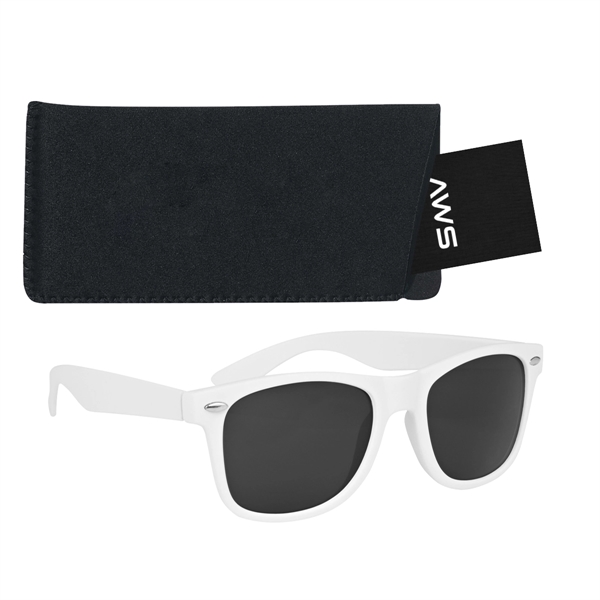 Aws velvet touch Malibu sunglasses with a pouch and hang tag.... from ASI 61125 Hit Promotional Products / Hit®