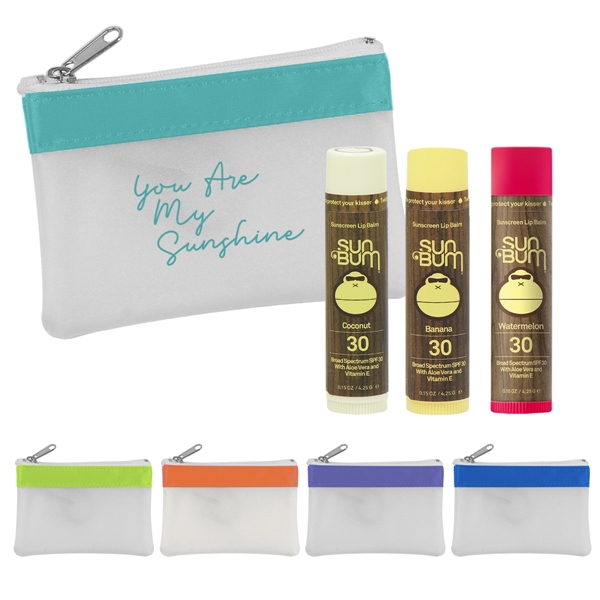 Sun Bum® 3-piece lip balm kit for keeping your lips moisturized... from ASI 61125 Hit Promotional Products / Hit®