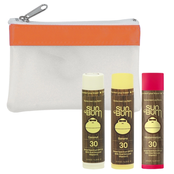 Sun Bum® 3-piece lip balm kit for keeping your lips moisturized... from ASI 61125 Hit Promotional Products / Hit®