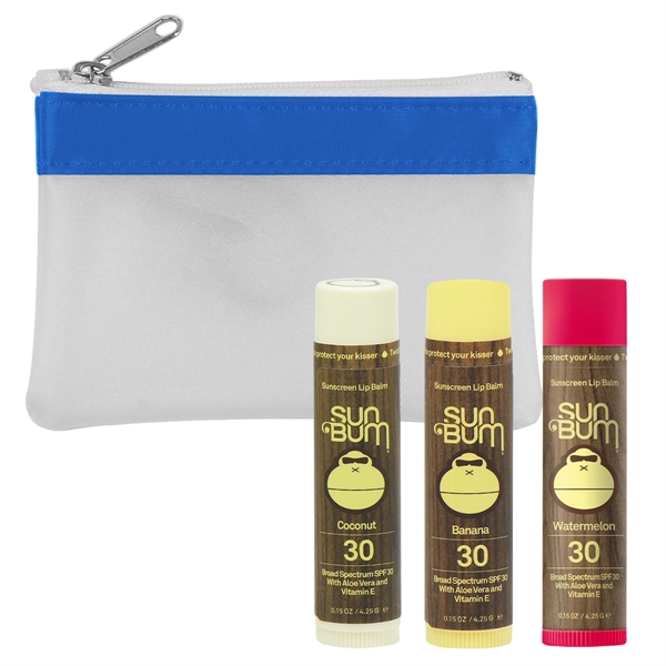 Sun Bum® 3-piece lip balm kit for keeping your lips moisturized... from ASI 61125 Hit Promotional Products / Hit®