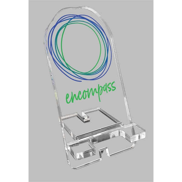 2.5" x 5" acrylic phone stand with full color customization.... from ASI 72521 Morris Magnets / Laser Cuts