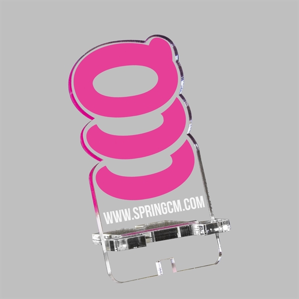 2.5" x 5" acrylic phone stand with full color customization.... from ASI 72521 Morris Magnets / Laser Cuts