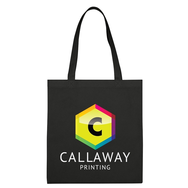 Non-Woven Economy Tote Bag.  Made of 80 Gram Non-Woven, Coated... from ASI 61125 Hit Promotional Products / Hit®