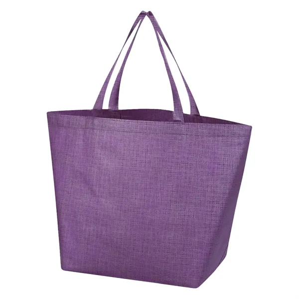 Tote bag made of polypropylene with crosshatched design and 20" handles... from ASI 61125 Hit Promotional Products / Hit®