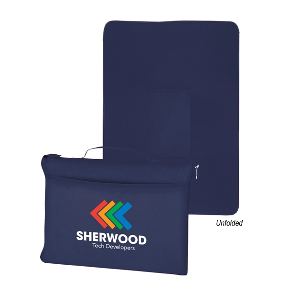 Large 51" x 63" polyester fleece blanket.... from ASI 61125 Hit Promotional Products / Hit®