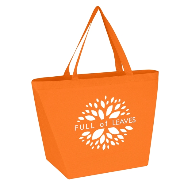 Non-Woven Budget Shopper Tote Bag.  Made of 80 Gram Non-Woven,... from ASI 61125 Hit Promotional Products / Hit®