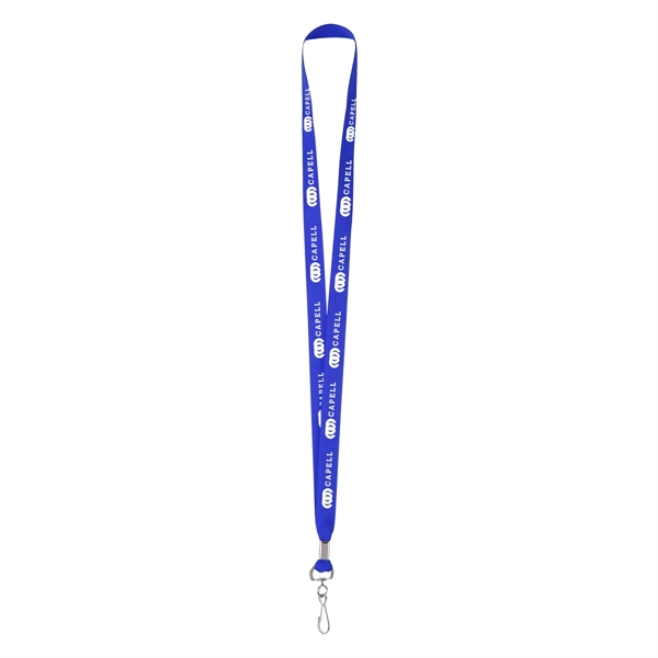 36" lanyard made of polyester with metal crimp and J-hook attachment.... from ASI 61125 Hit Promotional Products / Hit®