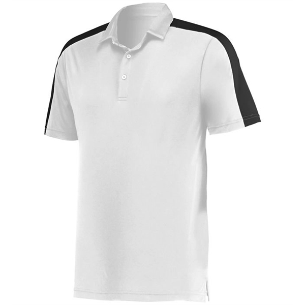The Bi-Color Vital Polo is made from 100% polyester wicking smooth... from ASI 37461 Augusta Sportswear