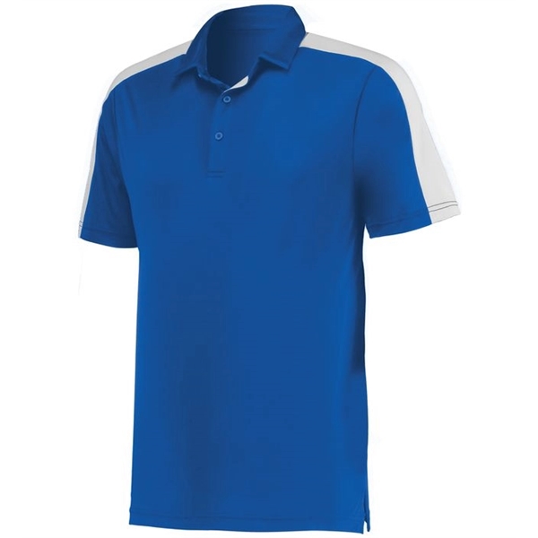 The Bi-Color Vital Polo is made from 100% polyester wicking smooth... from ASI 37461 Augusta Sportswear