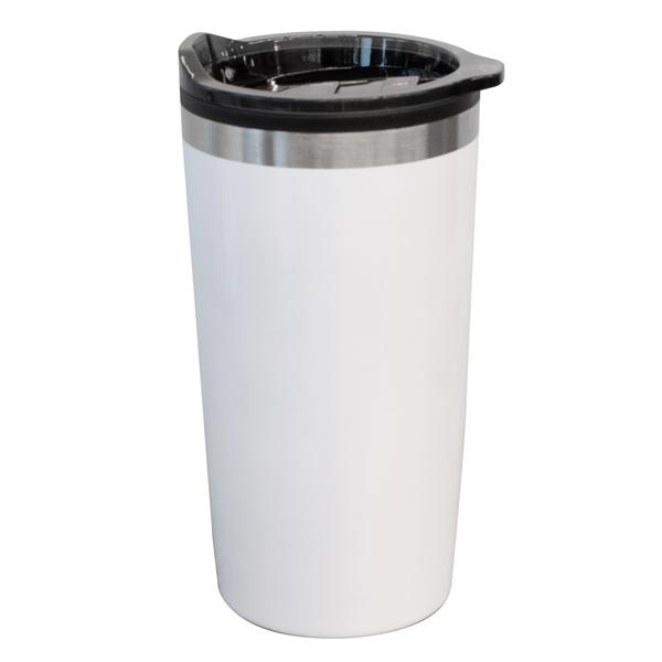 6.5" x 3.75" stainless steel and PP 20 ounce tumbler with... from ASI 90807 Tekweld
