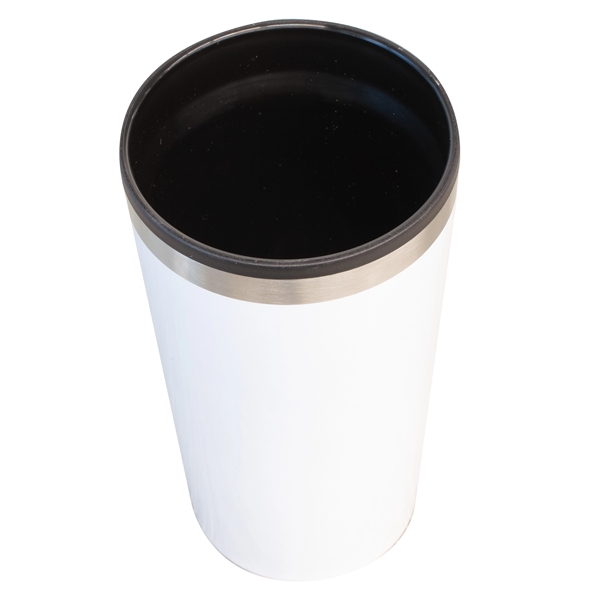 6.5" x 3.75" stainless steel and PP 20 ounce tumbler with... from ASI 90807 Tekweld