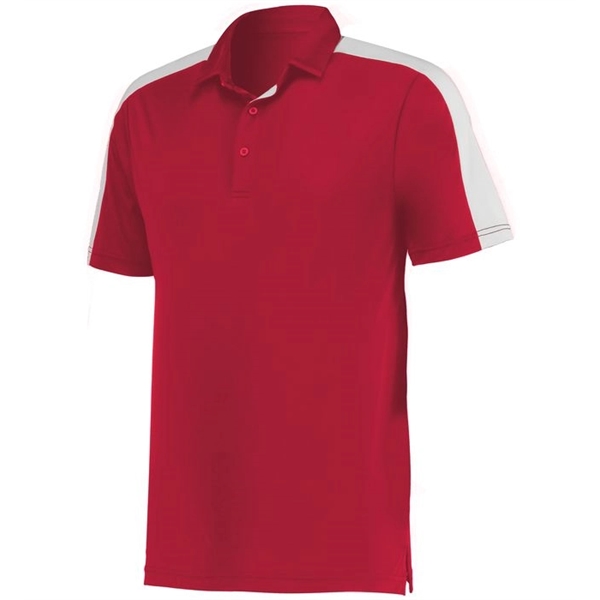 The Bi-Color Vital Polo is made from 100% polyester wicking smooth... from ASI 37461 Augusta Sportswear