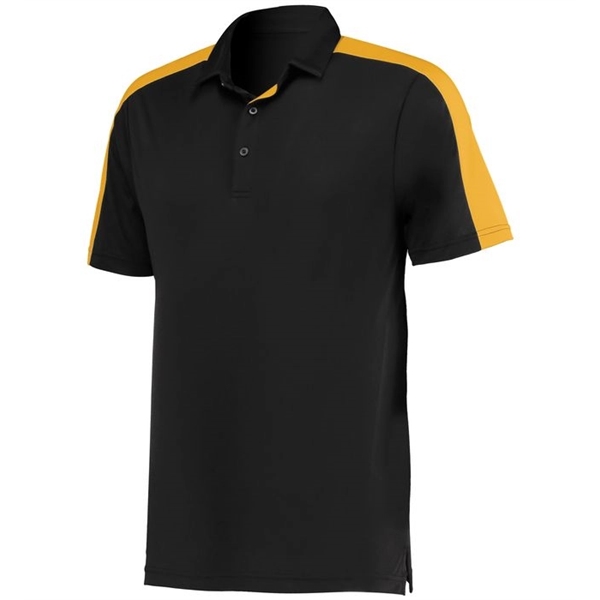 The Bi-Color Vital Polo is made from 100% polyester wicking smooth... from ASI 37461 Augusta Sportswear