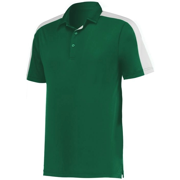 The Bi-Color Vital Polo is made from 100% polyester wicking smooth... from ASI 37461 Augusta Sportswear