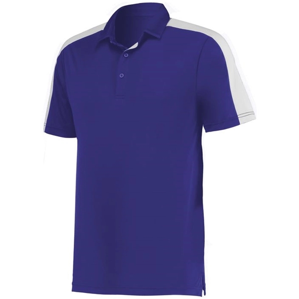 The Bi-Color Vital Polo is made from 100% polyester wicking smooth... from ASI 37461 Augusta Sportswear