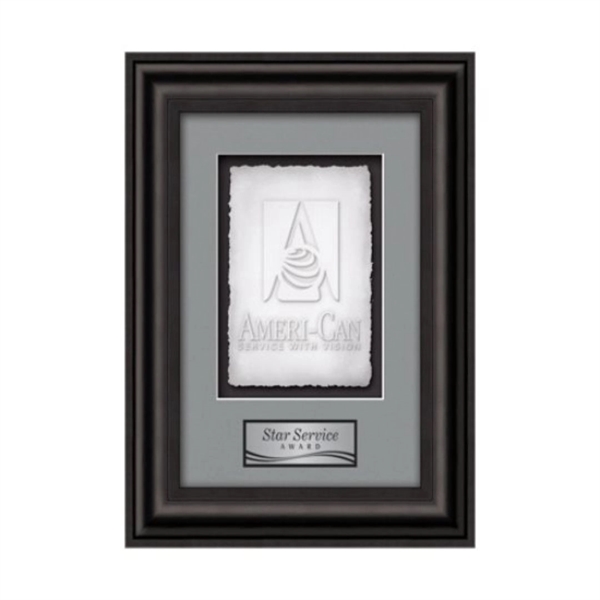 The Cardoba Cast Paper Framed Award capitalizes on the organic, delicate... from ASI 84592 St Regis Group