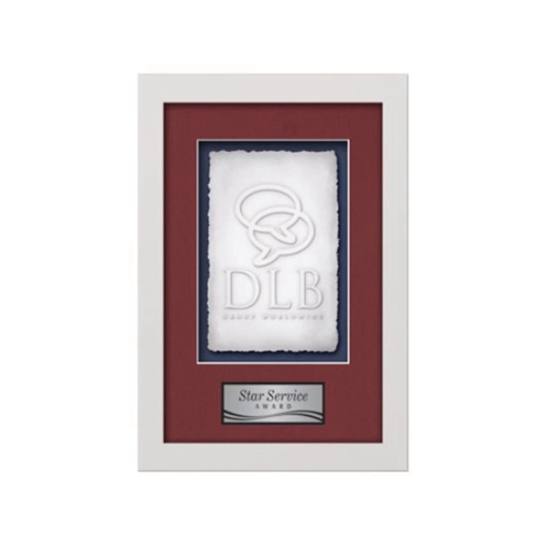 Cast Paper award framed in our exquisite Primrose molding with your... from ASI 84592 St Regis Group