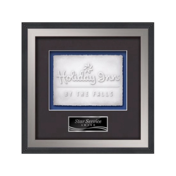 Cast Paper award framed in our exquisite Jasper molding with your... from ASI 84592 St Regis Group