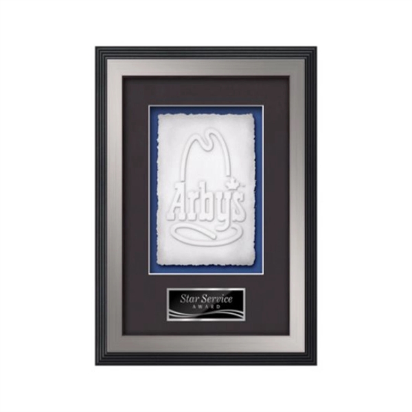 Cast Paper award framed in our exquisite Jasper molding with your... from ASI 84592 St Regis Group