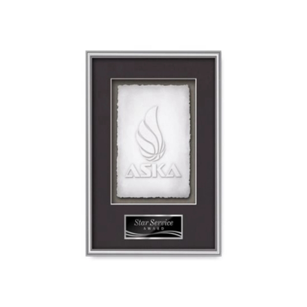 The Fenestra Cast Paper Framed Award capitalizes on the organic, delicate... from ASI 84592 St Regis Group
