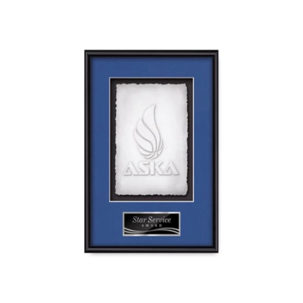 The Fenestra Cast Paper Framed Award capitalizes on the organic, delicate... from ASI 84592 St Regis Group
