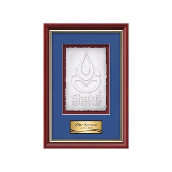 The Baron Cast Paper Framed Award capitalizes on the organic, delicate... from ASI 84592 St Regis Group