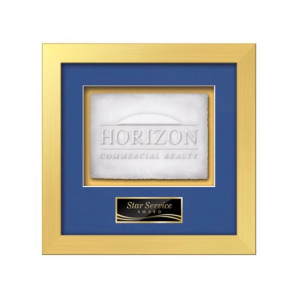 Cast Paper award framed in our exquisite Eldridge molding with your... from ASI 84592 St Regis Group