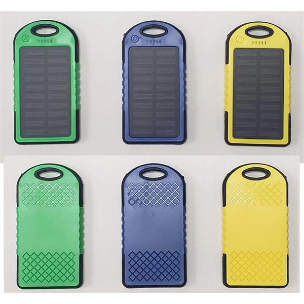 Solar Charger Power Bank 5000mAh... from ASI 34046 Allcasion Travelware Co