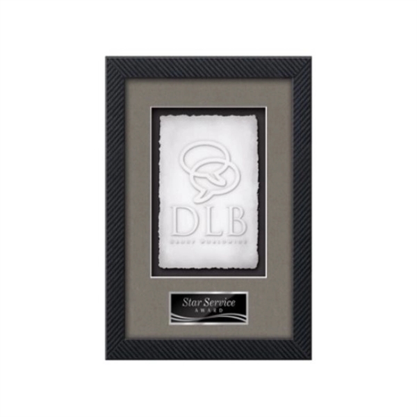 The Primrose Cast Paper Framed Award capitalizes on the organic, delicate... from ASI 84592 St Regis Group