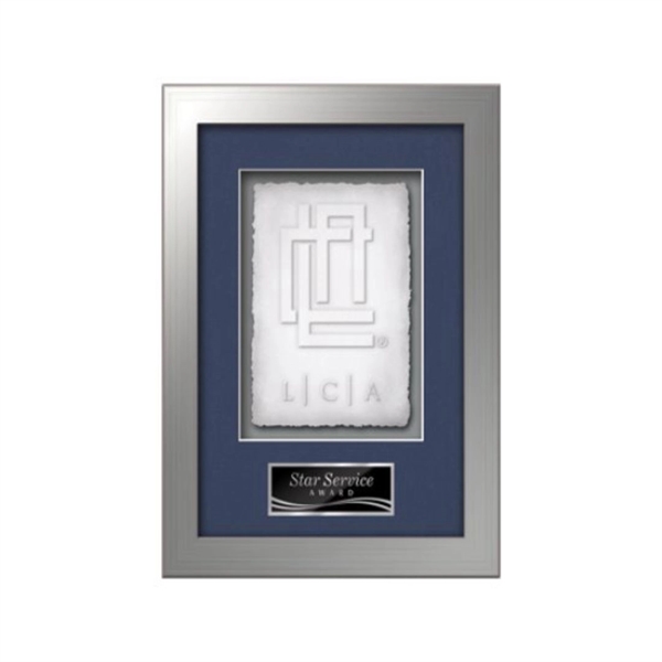 The Eldridge Cast Paper Framed Award capitalizes on the organic, delicate... from ASI 84592 St Regis Group