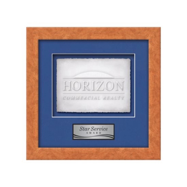 The Eldridge Cast Paper Framed Award capitalizes on the organic, delicate... from ASI 84592 St Regis Group