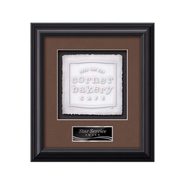 The Monarch Cast Paper Framed Award capitalizes on the organic, delicate... from ASI 84592 St Regis Group