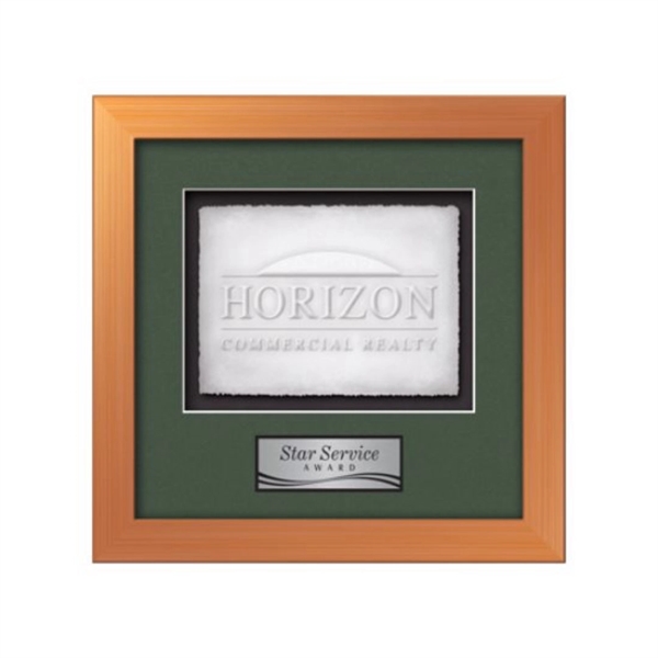 The Eldridge Cast Paper Framed Award capitalizes on the organic, delicate... from ASI 84592 St Regis Group