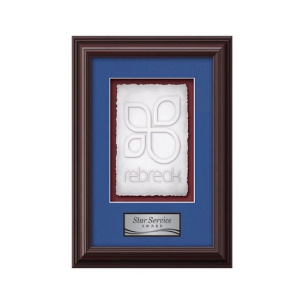 The Monarch Cast Paper Framed Award capitalizes on the organic, delicate... from ASI 84592 St Regis Group
