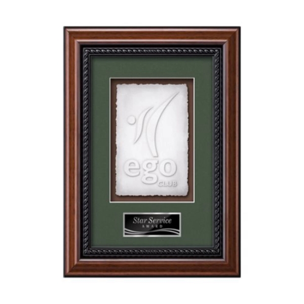 The Deco Cast Paper Framed Award capitalizes on the organic, delicate... from ASI 84592 St Regis Group