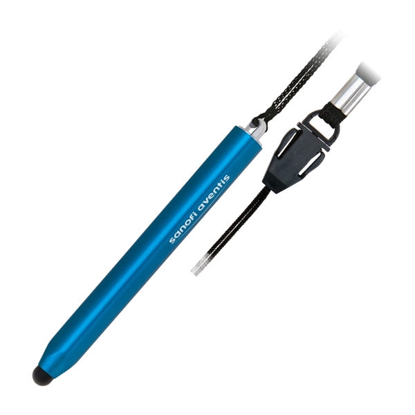 Keep this twist-off plastic stylus pen with detachable lanyard (lanyard size:... from ASI 68190 Lungsal / Lungsal