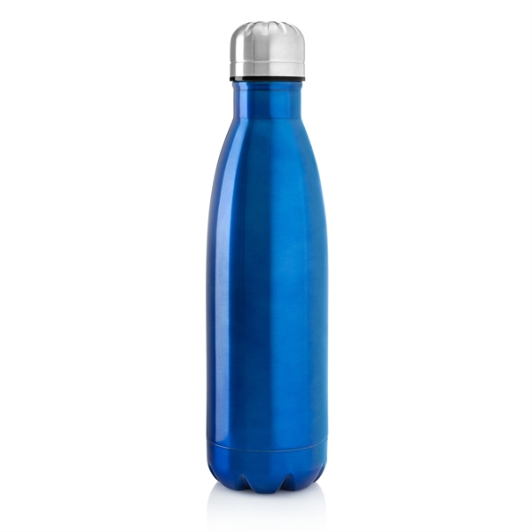 17 ounce 18/8 stainless steel double-wall insulated water bottle with screw-on... from ASI 39820 Opusline (Benmex) / Opus Line