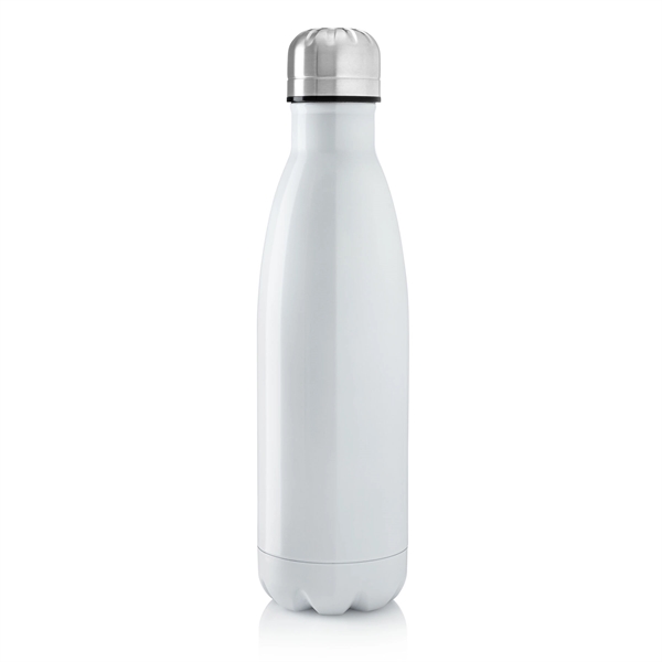 17 ounce 18/8 stainless steel double-wall insulated water bottle with screw-on... from ASI 39820 Opusline (Benmex) / Opus Line