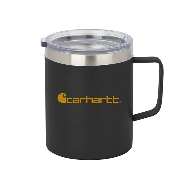 4.5" x 3.35" 12-ounce stainless steel double wall insulated mug with... from ASI 90807 Tekweld