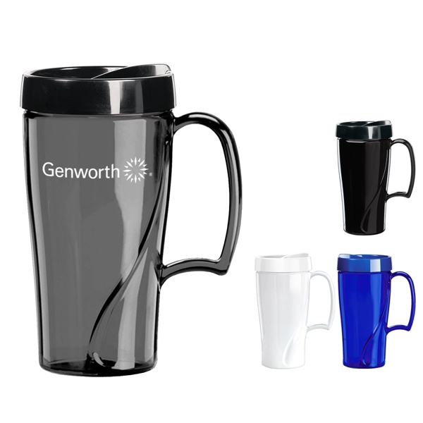 Microwave safe 16 oz. travel mug... from ASI 61125 Hit Promotional Products / Hit®