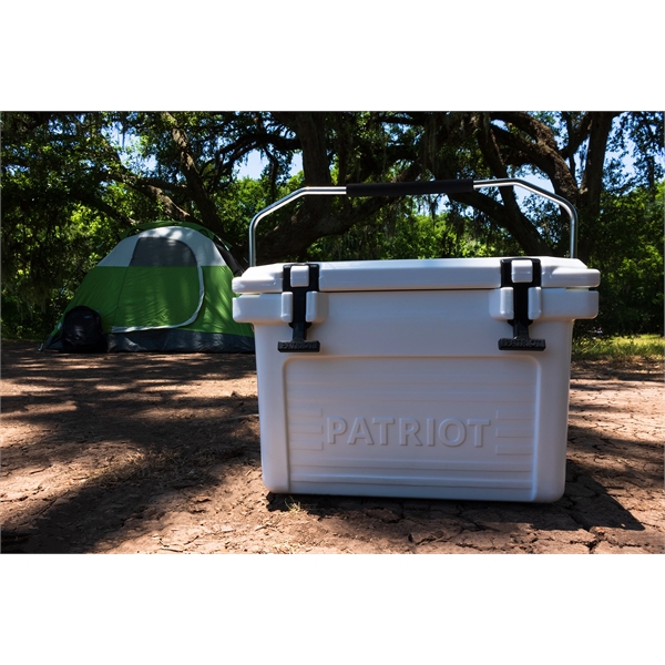 20 quart hard cooler with extra-thick insulated walls, measuring ruler on... from ASI 61005 Hirsch Gift Inc / HG