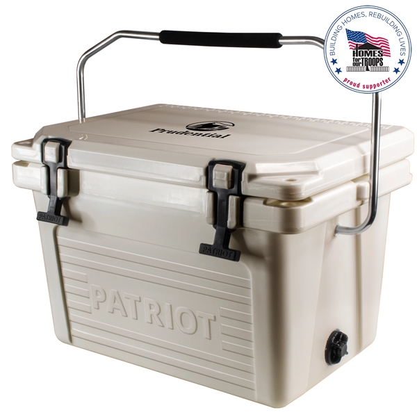 20 quart hard cooler with extra-thick insulated walls, measuring ruler on... from ASI 61005 Hirsch Gift Inc / HG