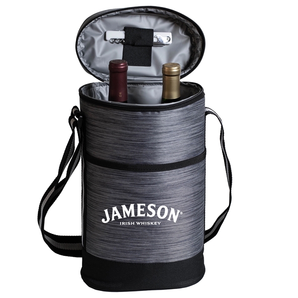 Carry you wine bottles in style with this zippered insulated wine... from ASI 79384 Preferred Nation Inc