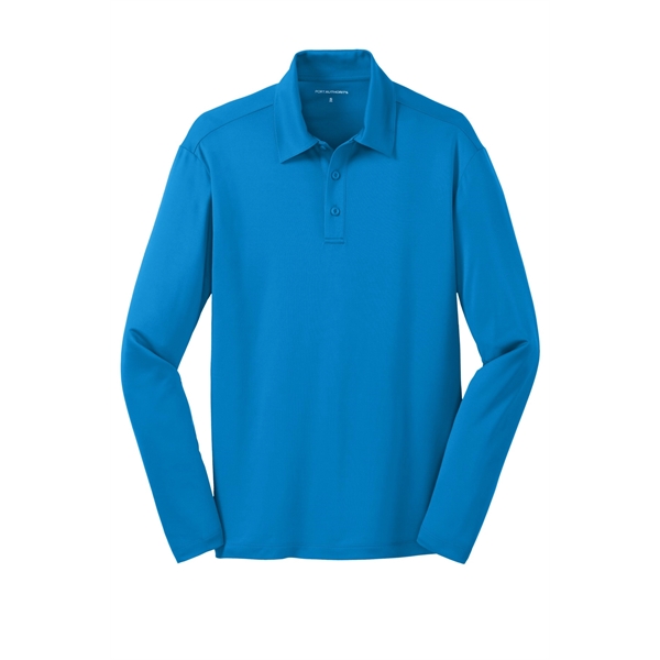 Port Authority Silk Touch Performance Long Sleeve Polo.... from ASI 84863 SanMar