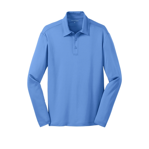 Port Authority Silk Touch Performance Long Sleeve Polo.... from ASI 84863 SanMar