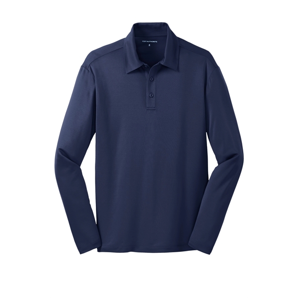 Port Authority Silk Touch Performance Long Sleeve Polo.... from ASI 84863 SanMar