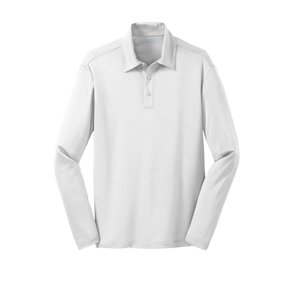 Port Authority Silk Touch Performance Long Sleeve Polo.... from ASI 84863 SanMar