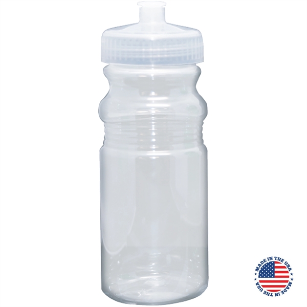 20 oz. Translucent USA-Made Bike Bottle with Matching Lid... from ASI 80060 VisionUSA