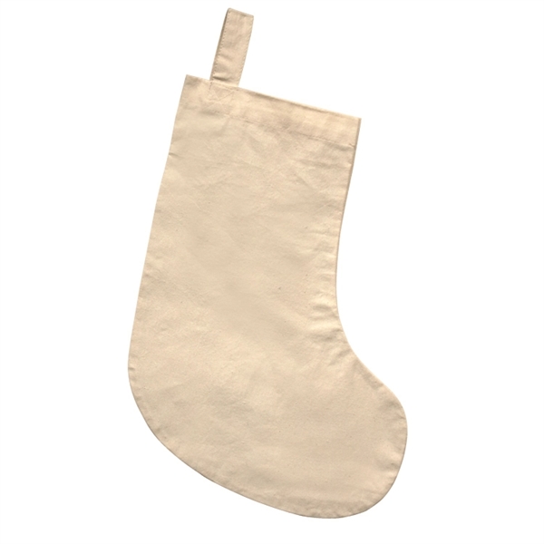 Cotton holiday stocking ready for custom printed or personalized branding-ideal for... from ASI 67557 LimeLight Ent