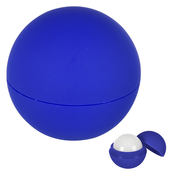 Rubberized lip moisturizer ball with vanilla flavor for protecting dry lips.... from ASI 61125 Hit Promotional Products / Hit®